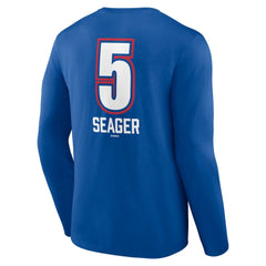 Corey Seager Texas Rangers Fastball Player Name & Number Long Sleeve T-Shirt - MLB T-shirts
