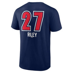 Austin Riley Atlanta Braves Fastball Player Name & Number T-Shirt - MLB T-shirts