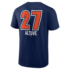 Jose Altuve Houston Astros Fastball Player Name & Number T-Shirt - MLB T-shirts