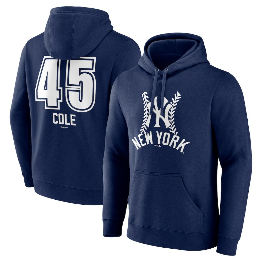 Gerrit Cole New York Yankees Fastball Player Name & Number Pullover Hoodie - MLB Hoodies