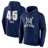 Gerrit Cole New York Yankees Fastball Player Name & Number Pullover Hoodie - MLB Hoodies