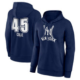 Gerrit Cole New York Yankees Women's Fastball Player Name & Number Pullover Hoodie - MLB Hoodies