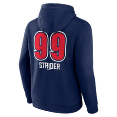 Spencer Strider Atlanta Braves Fastball Player Name & Number Pullover Hoodie - MLB Hoodies