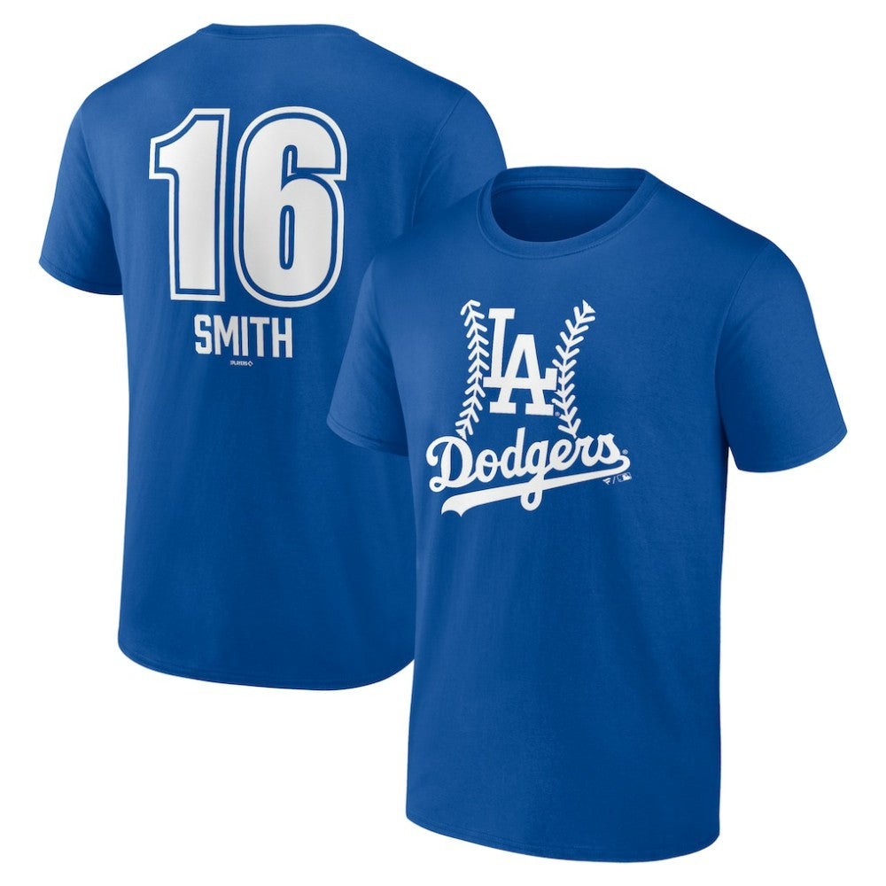 Will Smith Los Angeles Dodgers Fastball Player Name & Number T-Shirt - MLB T-shirts