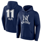 Anthony Volpe New York Yankees Fastball Player Name & Number Pullover Hoodie - MLB Hoodies