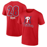 Alec Bohm Philadelphia Phillies Fastball Player Name & Number T-Shirt - MLB T-shirts