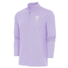 Philadelphia Phillies Antigua Hunk Quarter-Zip Top - MLB Tops