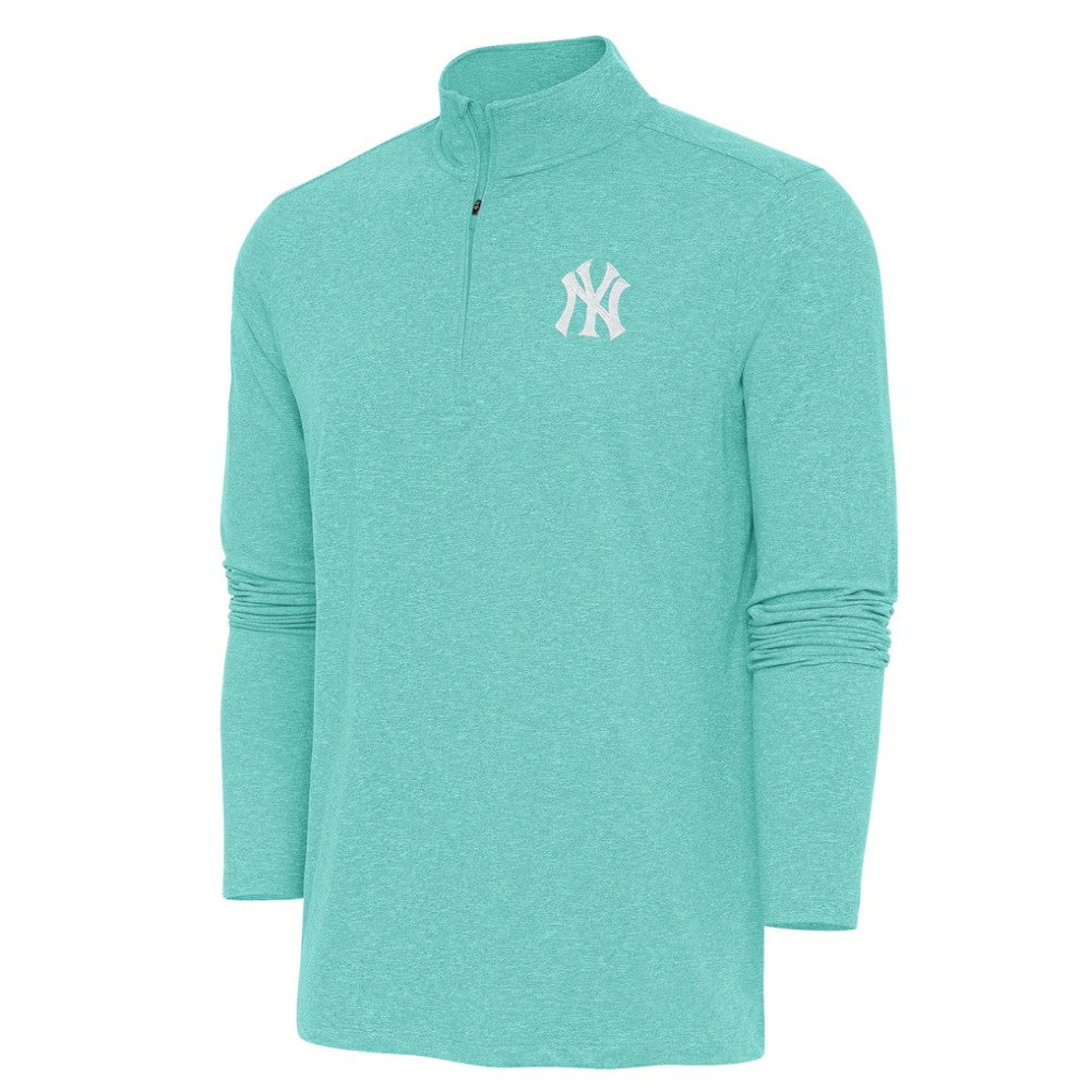 New York Yankees Antigua Hunk Quarter-Zip Top - MLB Tops