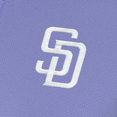 San Diego Padres Antigua Women's Finish Quarter-Zip Pullover Top - MLB Pullover