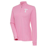 Texas Rangers Antigua Women's Mentor Quarter-Zip Pullover Top - MLB Pullover