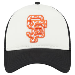 San Francisco Giants New Era Checkered Flag A-Frame Trucker 9FORTY Adjustable Hat - MLB Hats