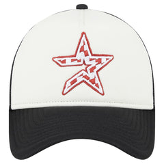 Houston Astros New Era Checkered Flag A-Frame Trucker 9FORTY Adjustable Hat - MLB Hats