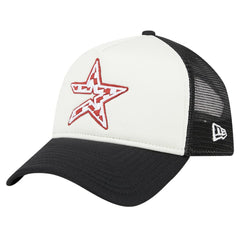 Houston Astros New Era Checkered Flag A-Frame Trucker 9FORTY Adjustable Hat - MLB Hats