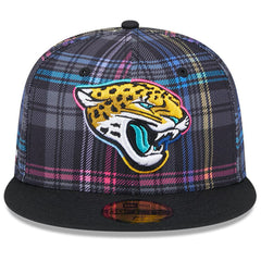 Jacksonville Jaguars 2024 NFL Crucial Catch Plaid 59FIFTY Fitted Hat | NFL Hot
