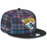Jacksonville Jaguars 2024 NFL Crucial Catch Plaid 9FIFTY Snapback Hat | NFL New