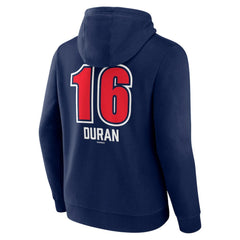 Jarren Duran Boston Red Sox Fastball Player Name & Number Pullover Hoodie - MLB Hoodies