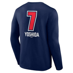 Masataka Yoshida Boston Red Sox Fastball Player Name & Number Long Sleeve T-Shirt - MLB T-shirts