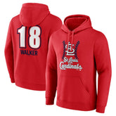 Jordan Walker St. Louis Cardinals Fastball Player Name & Number Pullover Hoodie - MLB Hoodies