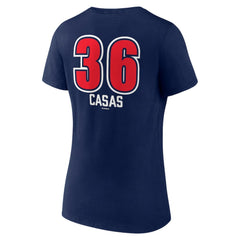 Triston Casas Boston Red Sox Women's Fastball Player Name & Number V-Neck T-Shirt - MLB T-shirts
