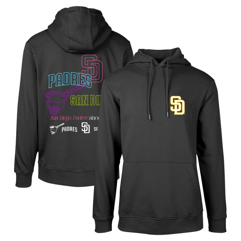 San Diego Padres Levelwear Podium Vintage Pullover Hoodie - MLB Hoodies