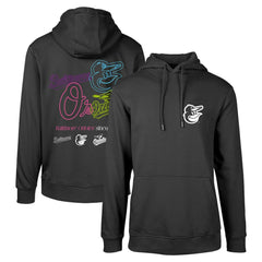 Baltimore Orioles Levelwear Podium Vintage Pullover Hoodie - MLB Hoodies