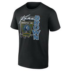 Black Kane Brown x Minnesota Timberwolves T-Shirt | NBA