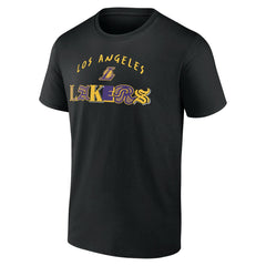 Black Los Angeles Lakers Graffiti Arch T-Shirt | NBA