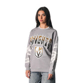 Vegas Golden Knights The Wild Collective Unisex Tie-Dye Double Collar Pullover Sweatshirt - NHL Sweatshirts