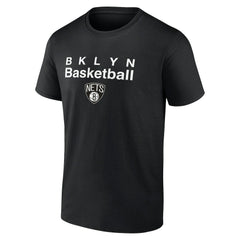 Black Brooklyn Nets Pick & Roll Coverage T-Shirt | NBA