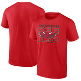 Red Chicago Bulls Half Court Offense T-Shirt sale | NBA