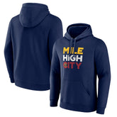 Navy Denver Nuggets Pick & Roll Coverage Pullover Hoodie sale | NBA