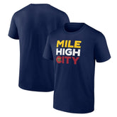 Navy Denver Nuggets Pick & Roll Coverage T-Shirt sale | NBA
