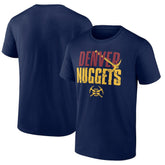 Navy Denver Nuggets Half Court Offense T-Shirt sale | NBA