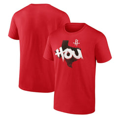 Red Houston Rockets Pick & Roll Coverage T-Shirt | NBA