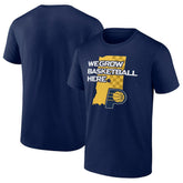 Navy Indiana Pacers Full Court Press T-Shirt | NBA