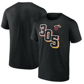Black Miami Heat Half Court Offense T-Shirt | NBA
