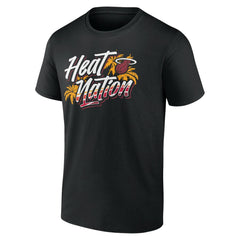 Black Miami Heat Full Court Press T-Shirt | NBA
