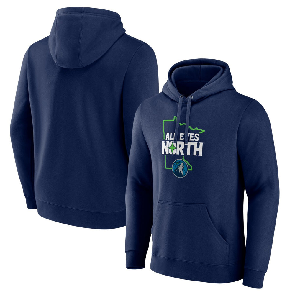 Navy Minnesota Timberwolves Pick & Roll Coverage Pullover Hoodie | NBA