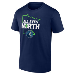 Navy Minnesota Timberwolves Pick & Roll Coverage T-Shirt | NBA