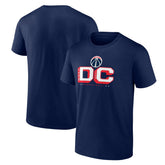 Navy Washington Wizards Pick & Roll Coverage T-Shirt | NBA