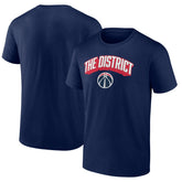 Navy Washington Wizards Half Court Offense T-Shirt | NBA