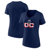 Navy Washington Wizards Pick & Roll Coverage V-Neck T-Shirt | NBA
