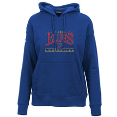 St. Louis Blues Levelwear Women's Retro Adorn Spellout Pullover Hoodie - NHL Hoodies