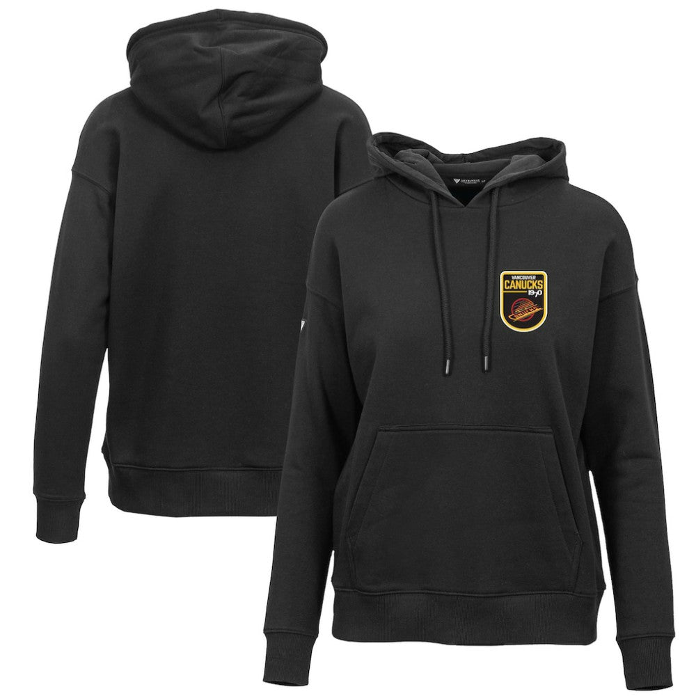 Vancouver Canucks Levelwear Women's Retro Adorn Pullover Hoodie - NHL Hoodies