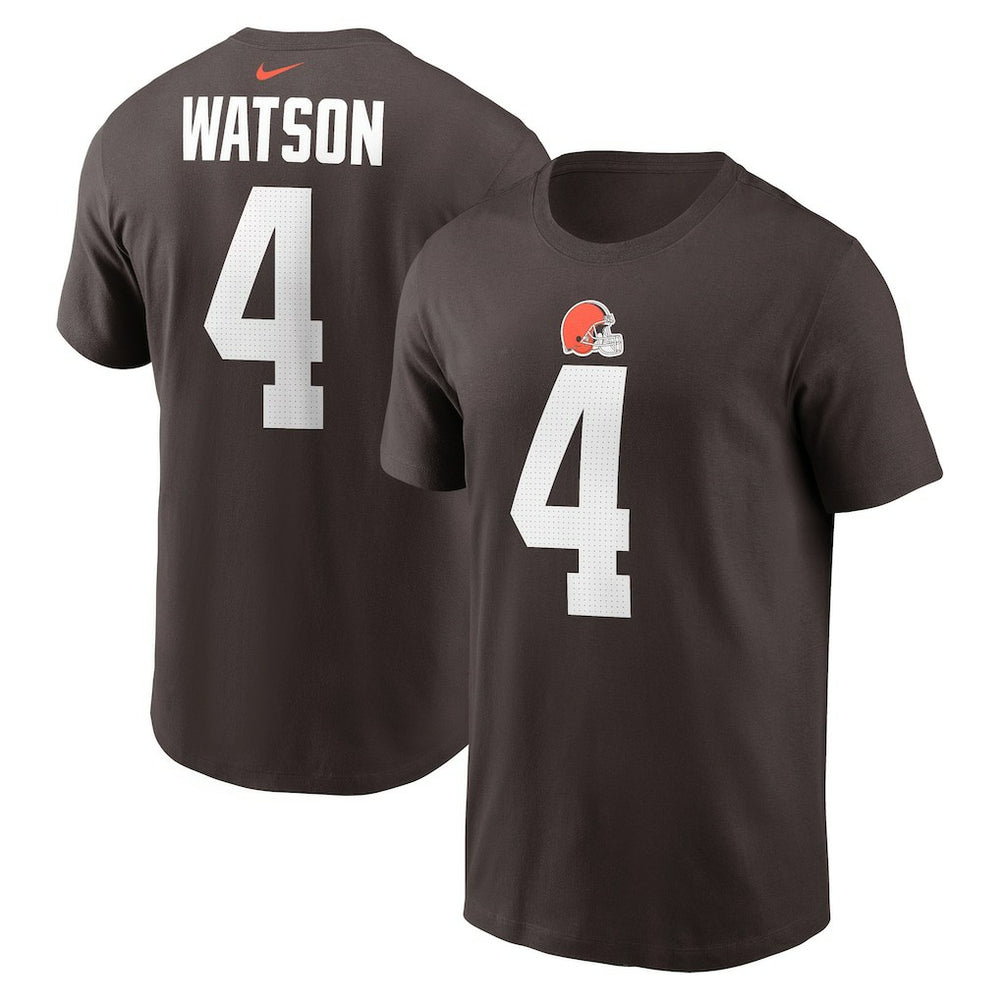 Cleveland Browns Deshaun Watson Player Name & Number T-Shirt | NFL New