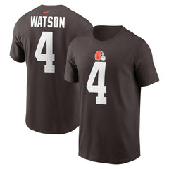 Cleveland Browns Deshaun Watson Player Name & Number T-Shirt | NFL New