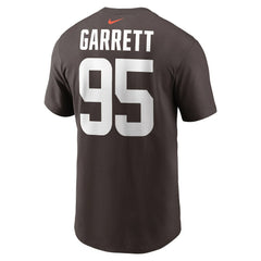 Cleveland Browns Myles Garrett Player Name & Number T-Shirt | NFL Outlet