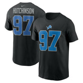 Detroit Lions Aidan Hutchinson Player Name & Number T-Shirt | NFL On sale