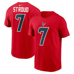 Houston Texans C.J. Stroud Player Name & Number T-Shirt | NFL Outlet