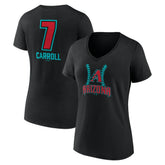 Corbin Carroll Arizona Diamondbacks Women's Name & Number Fastball V-Neck T-Shirt - MLB T-shirts